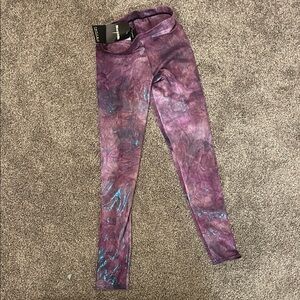 Blackmilk Purple and Blue Leggings